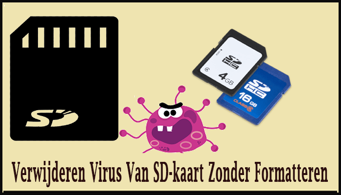 Verwijderen Virus Van SD-kaart Zonder Formatteren