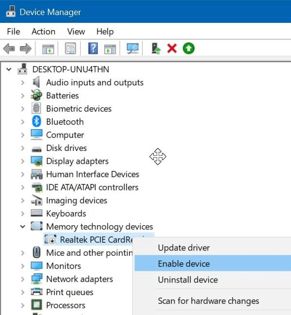 detecteren op Windows 10/8/7 / XP door stuurprogramma te updaten