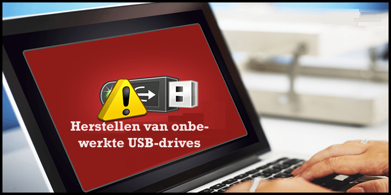 herstellen van onbewerkte USB-drives