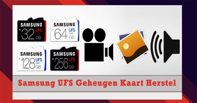 Samsung UFS Geheugen Kaart Herstel