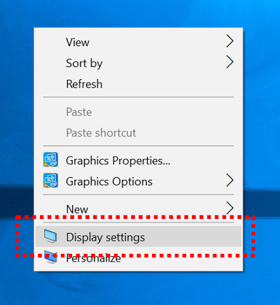 Beeldscherminstellingen