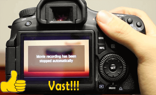 Repareren Filmopname is automatisch gestopt Canon Camera