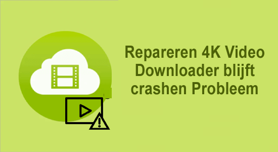 Repareren 4K Video Downloader blijft crashen Probleem