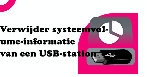 verwijder systeemvolume-informatie van een USB-station