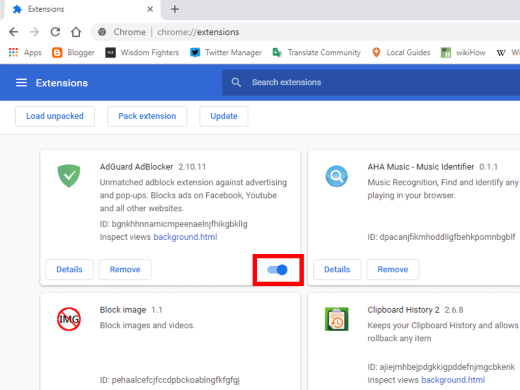 foutmelding Image Not Available op